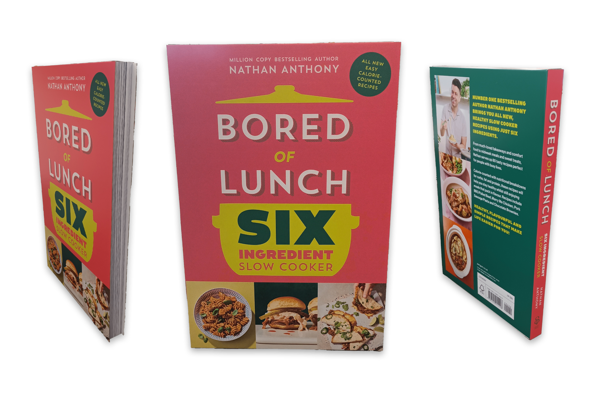 Bored of Lunch oversized cookbook promotional display by SP Design